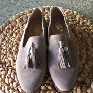 Suede Tassel Loafers.